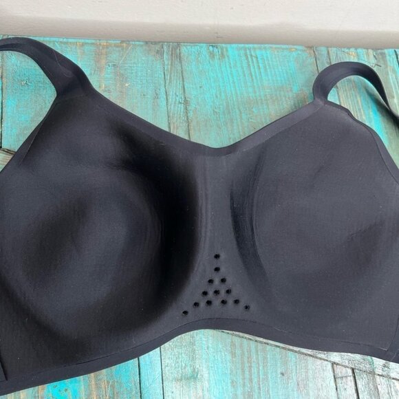 KNIX Catalyst Sports Bra - Black Wireless Sports Bra Size 6 Activewear Yoga - Picture 10 of 12